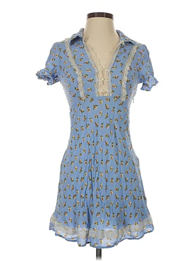 Pre-owned Kimchi Blue Casual Dress In Blue