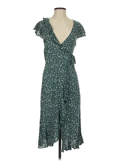 Pre-owned Kimchi Blue Casual Dress In Green