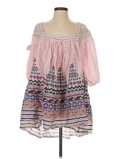 Pre-owned Kimchi Blue Casual Dress In Pink