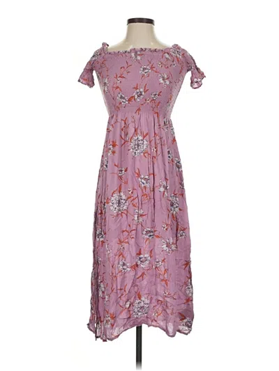 Pre-owned Kimchi Blue Casual Dress In Pink
