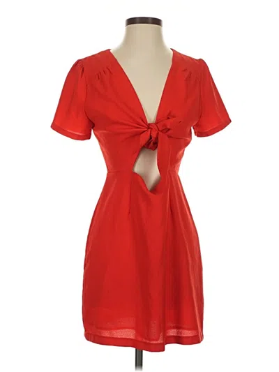 Pre-owned Kimchi Blue Casual Dress In Red