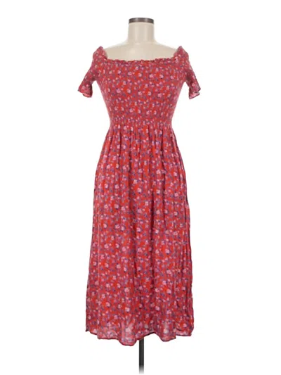 Pre-owned Kimchi Blue Casual Dress In Red