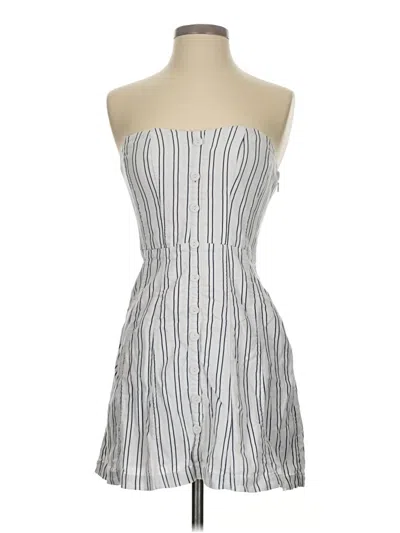 Pre-owned Kimchi Blue Casual Dress In White