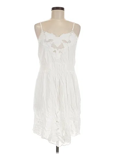 Pre-owned Kimchi Blue Casual Dress In White