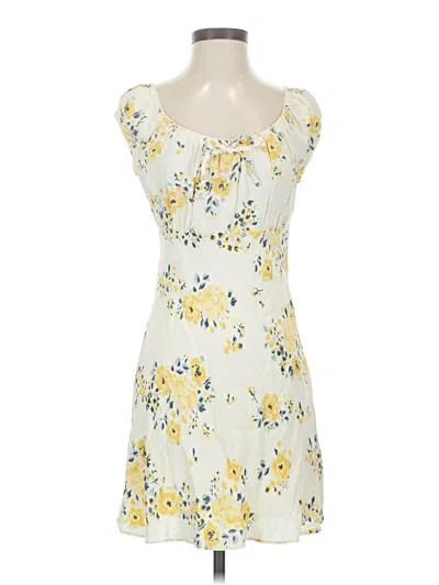 Pre-owned Kimchi Blue Casual Dress In Yellow