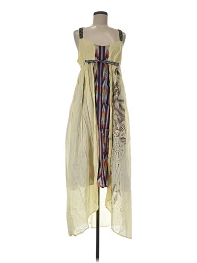 Pre-owned Kimchi Blue Casual Dress In Yellow