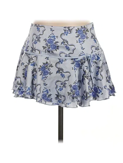 Pre-owned Kimchi Blue Casual Skirt In Blue