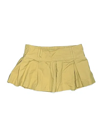 Pre-owned Kimchi Blue Casual Skirt In Yellow