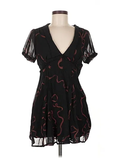 Pre-owned Kimchi Blue Cocktail Dress In Black