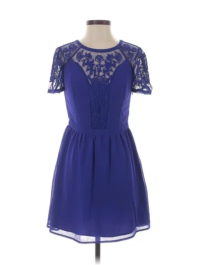 Pre-owned Kimchi Blue Cocktail Dress In Blue