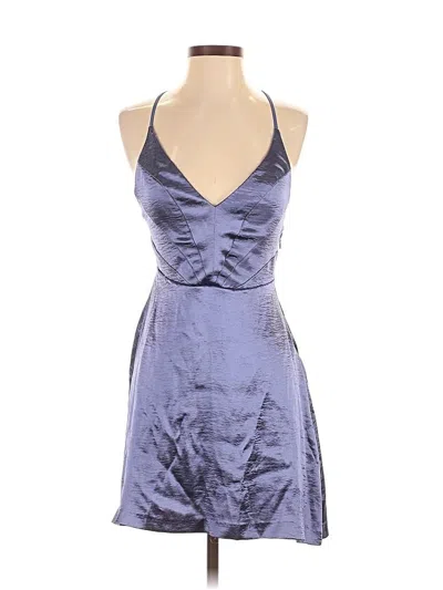 Pre-owned Kimchi Blue Cocktail Dress In Blue