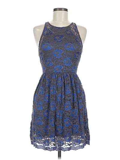 Pre-owned Kimchi Blue Cocktail Dress In Blue