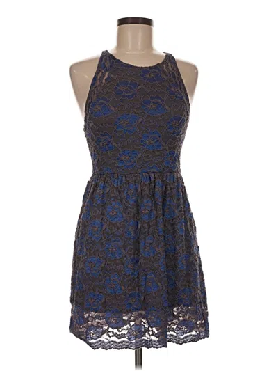 Pre-owned Kimchi Blue Cocktail Dress In Blue