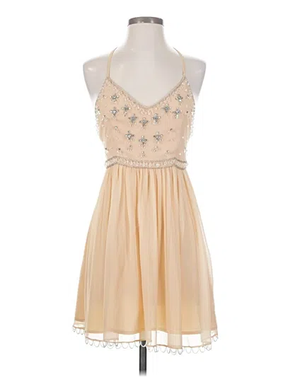 Pre-owned Kimchi Blue Cocktail Dress In Brown