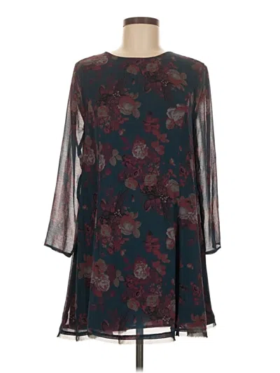 Pre-owned Kimchi Blue Cocktail Dress In Burgundy