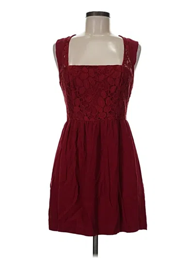 Pre-owned Kimchi Blue Cocktail Dress In Burgundy