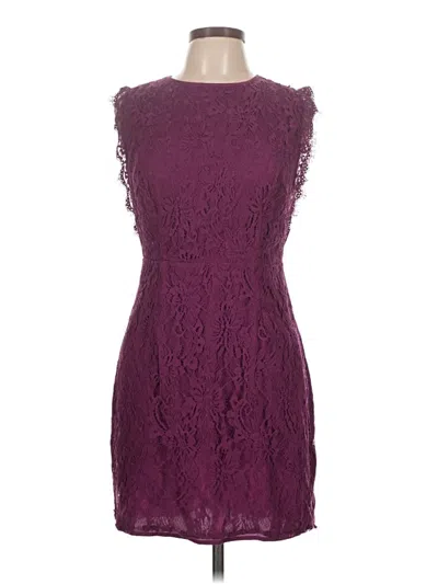 Pre-owned Kimchi Blue Cocktail Dress In Burgundy