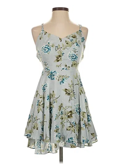 Pre-owned Kimchi Blue Cocktail Dress In Gray