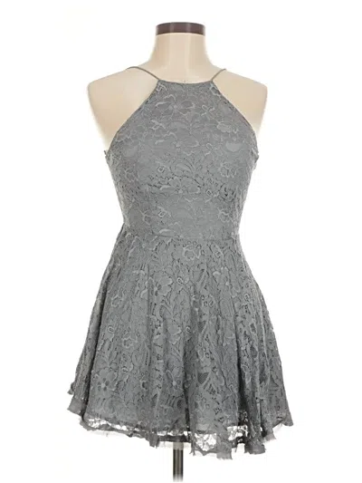 Pre-owned Kimchi Blue Cocktail Dress In Gray