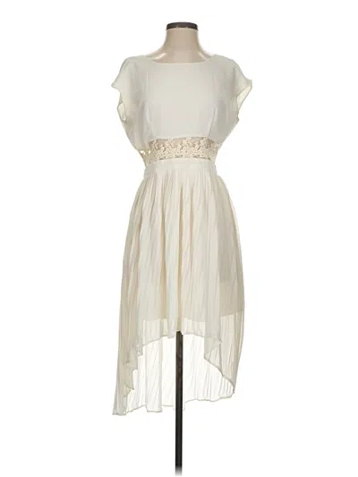 Pre-owned Kimchi Blue Cocktail Dress In Ivory