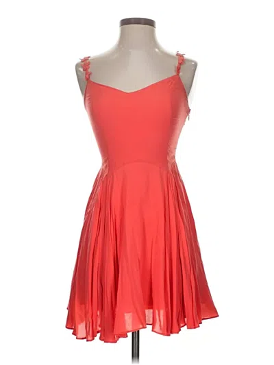 Pre-owned Kimchi Blue Cocktail Dress In Orange