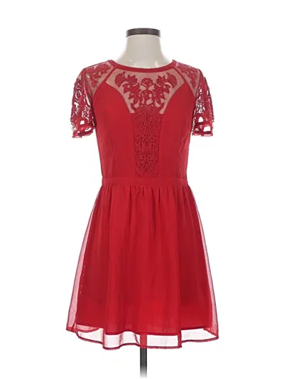 Pre-owned Kimchi Blue Cocktail Dress In Red