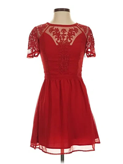 Pre-owned Kimchi Blue Cocktail Dress In Red