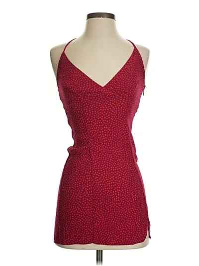 Pre-owned Kimchi Blue Cocktail Dress In Red