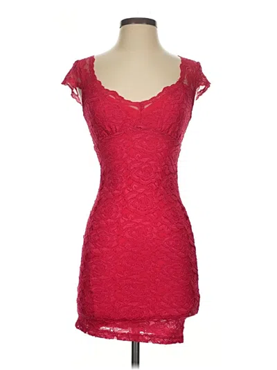 Pre-owned Kimchi Blue Cocktail Dress In Red