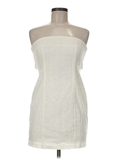 Pre-owned Kimchi Blue Cocktail Dress In White