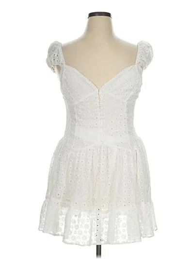 Pre-owned Kimchi Blue Cocktail Dress In White