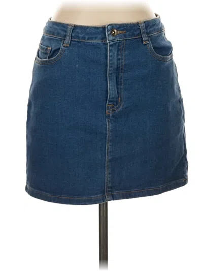 Pre-owned Kimchi Blue Denim Skirt In Blue