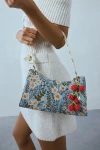 Kimchi Blue Emilia Jacquard Shoulder Bag In Light Blue Printed, Women's At Urban Outfitters In Light Blue Printed