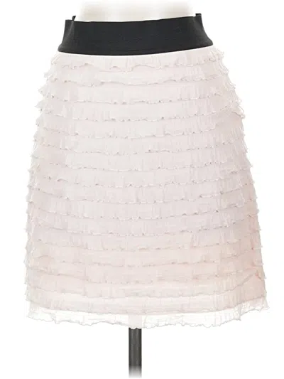 Pre-owned Kimchi Blue Formal Skirt In White