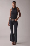 Kimchi Blue Hailey Stretch Pull-on Low-rise Flare Pant In Black, Women's At Urban Outfitters