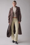 Kimchi Blue Hailey Stretch Pull-on Low-rise Flare Pant In Tan, Women's At Urban Outfitters In Brown