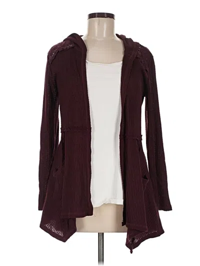 Pre-owned Kimchi Blue Kimono In Burgundy