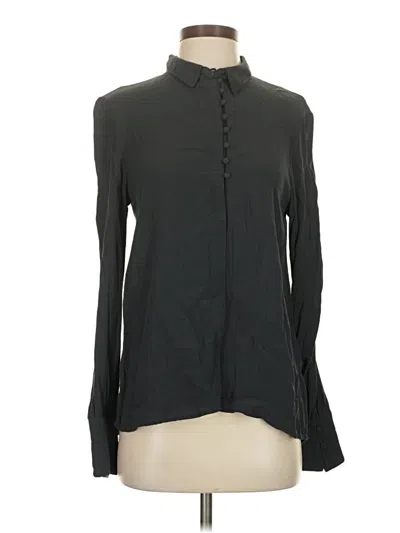 Pre-owned Kimchi Blue Long Sleeve Blouse In Black