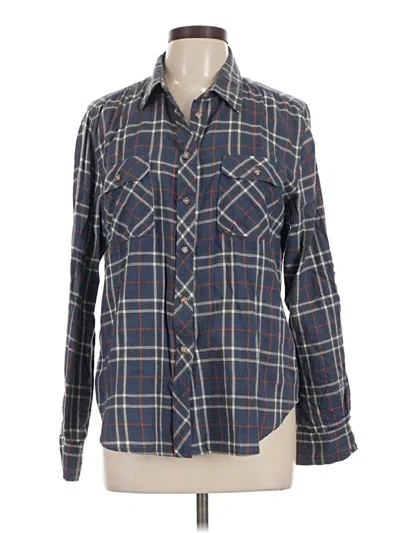 Pre-owned Kimchi Blue Long Sleeve Polo Shirt In Blue