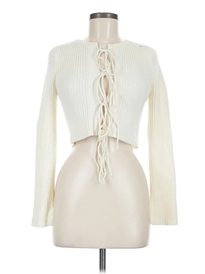 Kimchi Blue Long Sleeve Top Ivory Turtleneck Tops