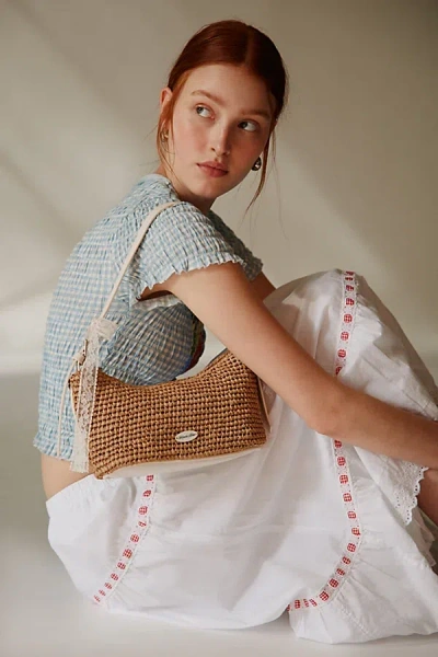 Kimchi Blue Lucia Raffia Bag In Tan, Women's At Urban Outfitters