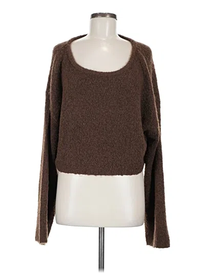 Pre-owned Kimchi Blue Pullover Sweater In Brown