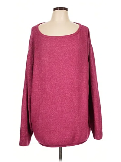 Pre-owned Kimchi Blue Pullover Sweater In Burgundy