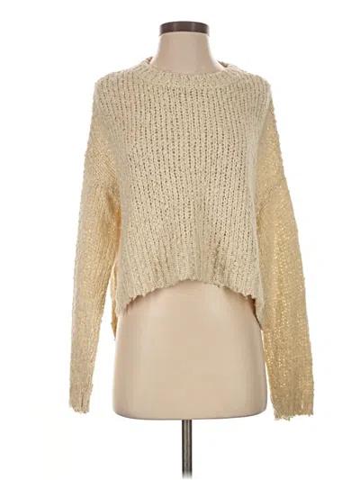 Pre-owned Kimchi Blue Pullover Sweater In Gold