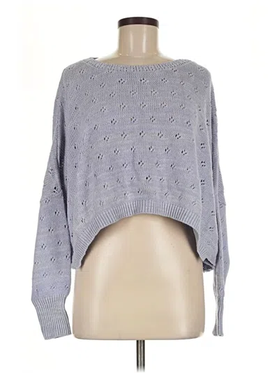 Pre-owned Kimchi Blue Pullover Sweater In Gray