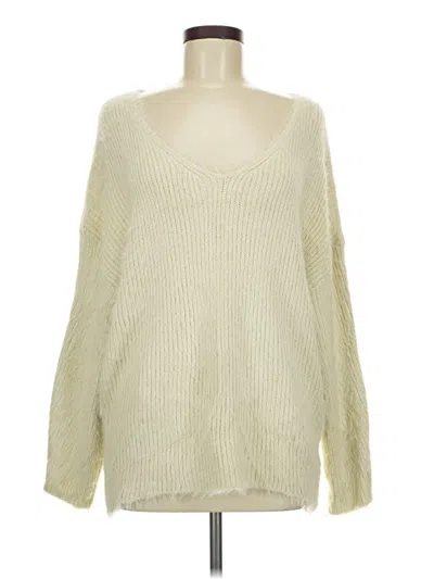 Pre-owned Kimchi Blue Pullover Sweater In Ivory
