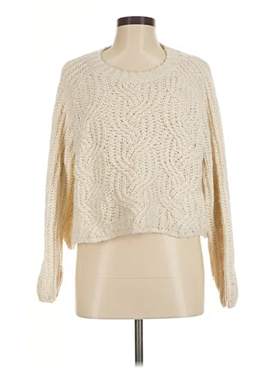 Pre-owned Kimchi Blue Pullover Sweater In Ivory