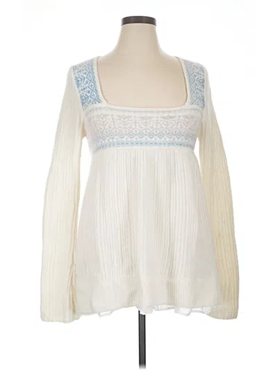 Pre-owned Kimchi Blue Pullover Sweater In Ivory