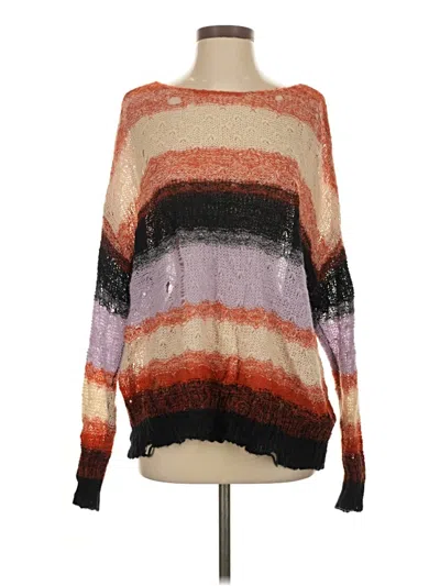 Pre-owned Kimchi Blue Pullover Sweater In Orange