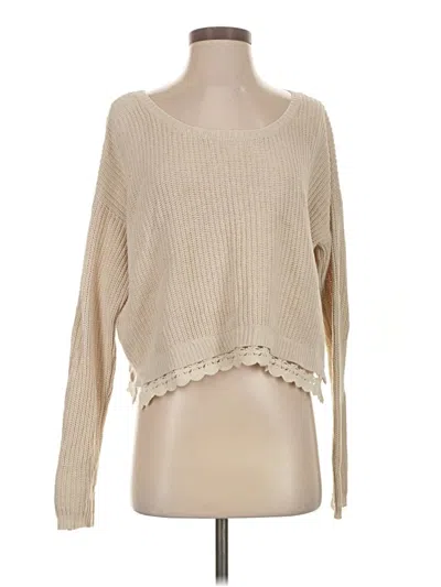 Pre-owned Kimchi Blue Pullover Sweater In Tan
